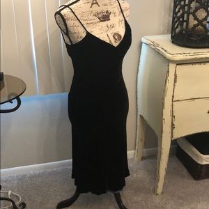 Ralph Lauren black velvet sleeveless dress 👗.
